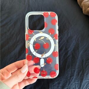 Sonix Red Cherry Clear Phone Case
